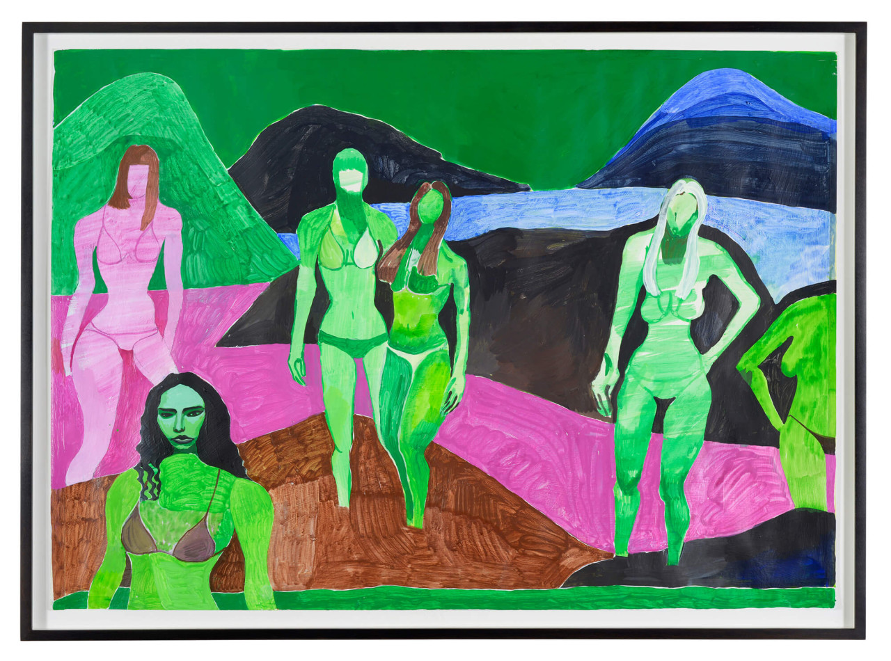 constanze-kerth, den Schatten integrieren, acryl on paper