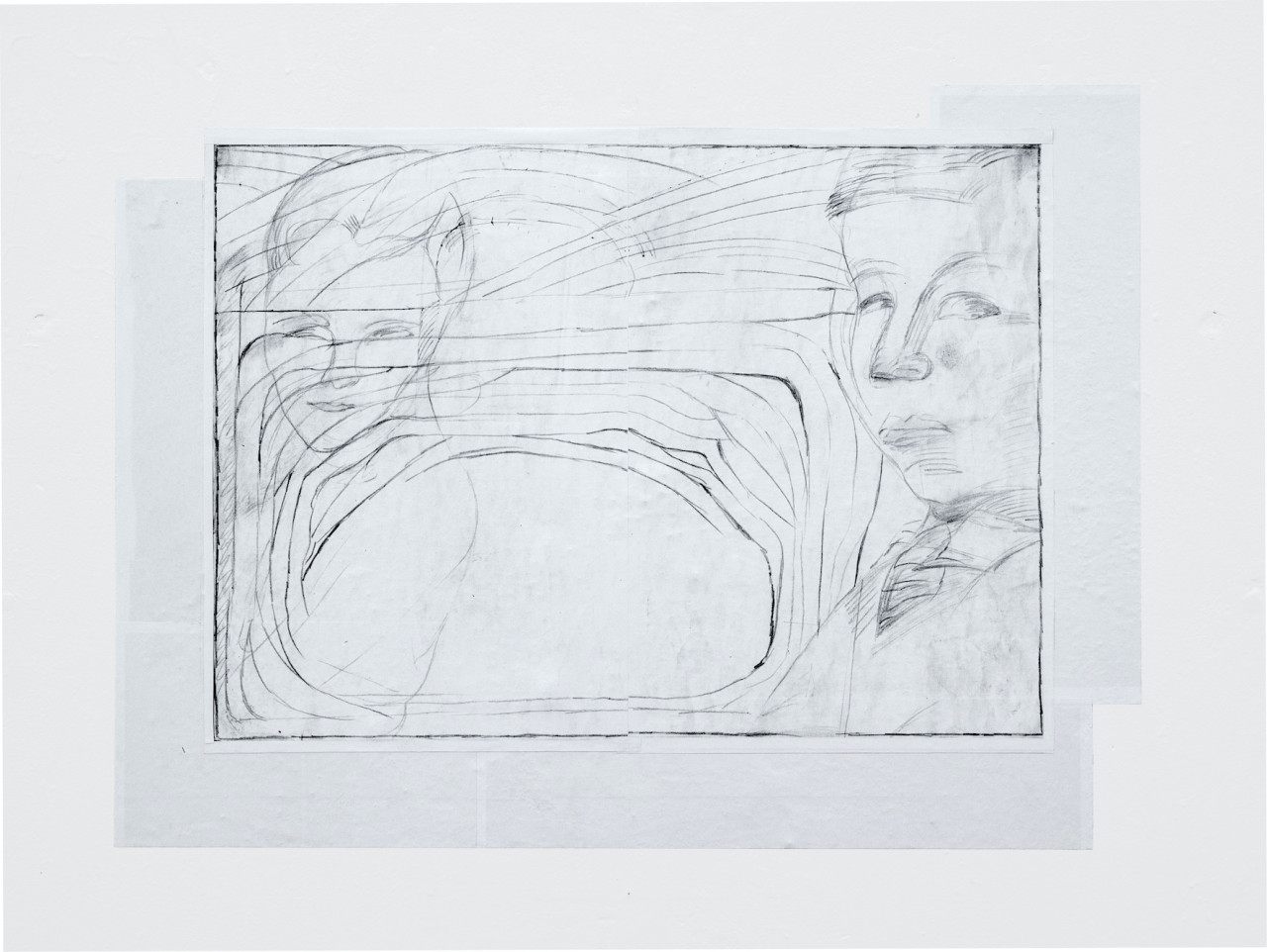 constanze-kerth, drawing, laser print, pencil on paper